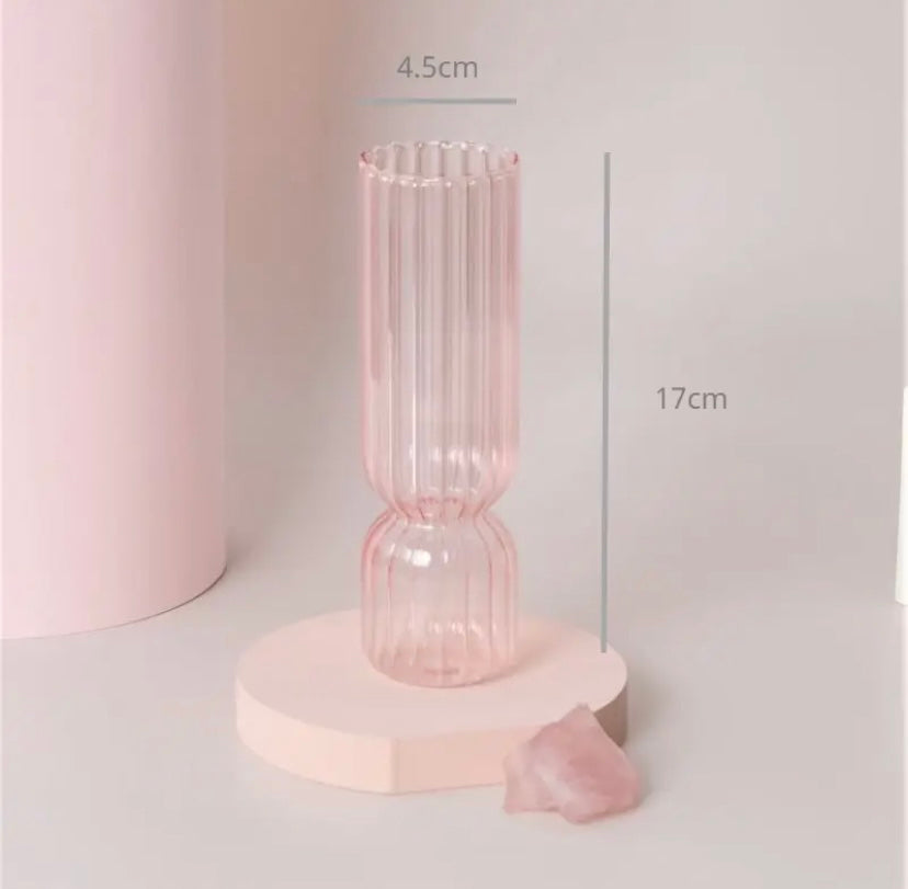 Pink & Purple Candle Holder and Vase Collection