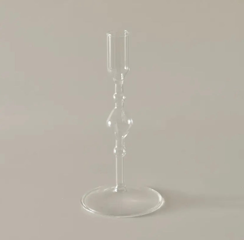 Skinny Glass Candle Holders