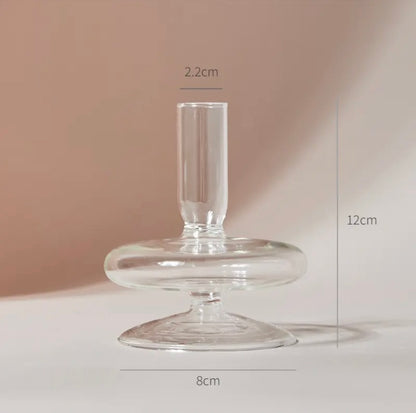 Clear Candle Holder Collection