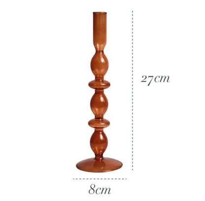 Brown Candle Holder and Vase Collection