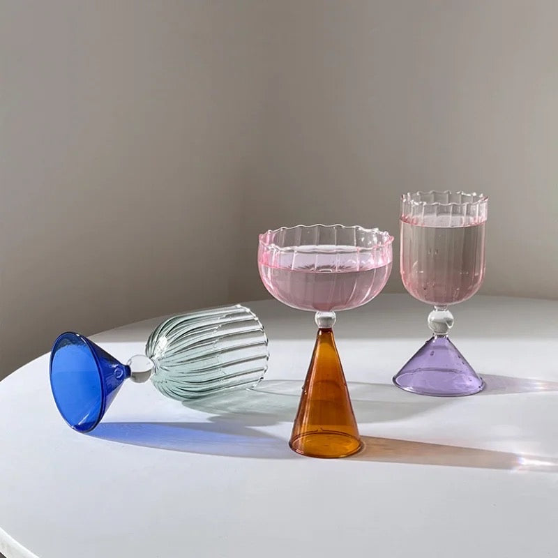 Flared Cocktail Glasses