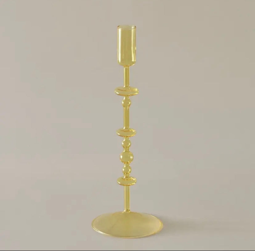 Skinny Glass Candle Holders