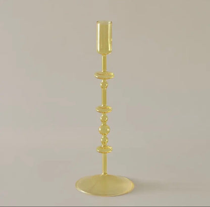 Skinny Glass Candle Holders