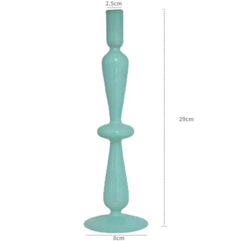 Opaque Pastel Candle Holders