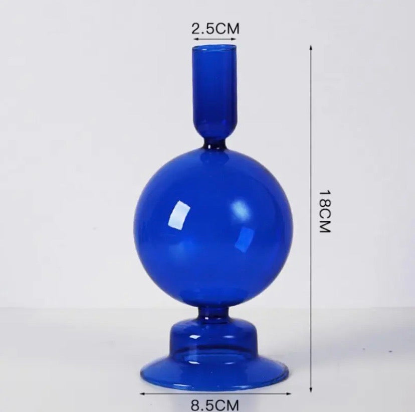 Blue Candle Holder Collection