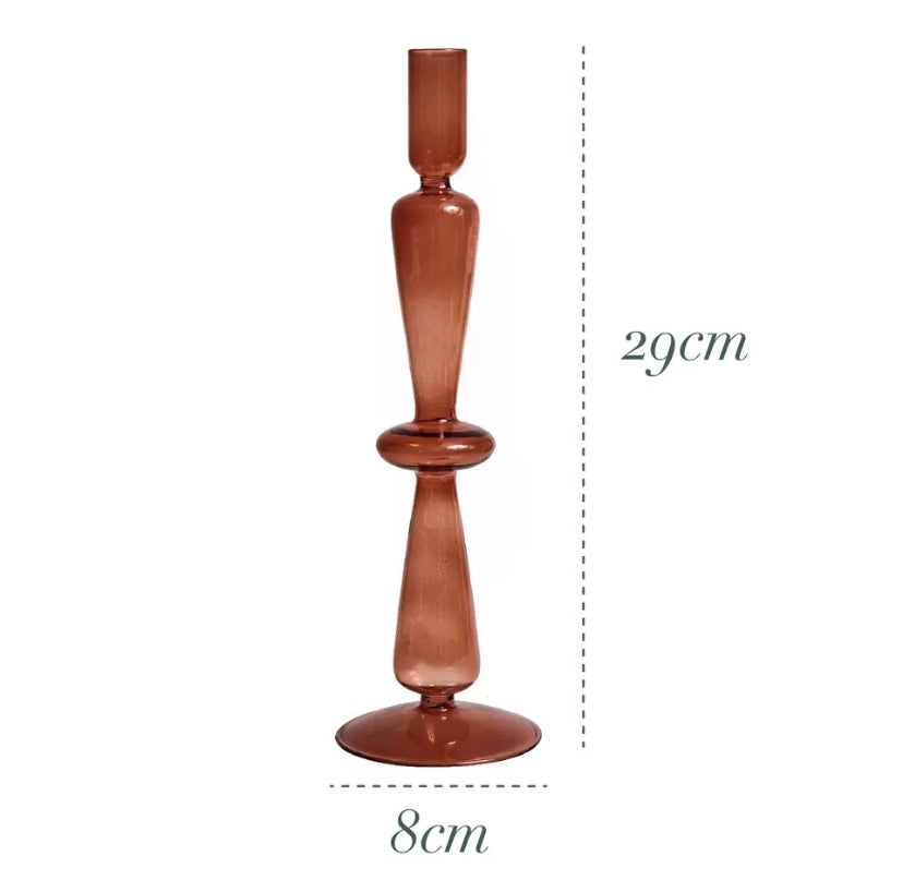 Brown Candle Holder and Vase Collection