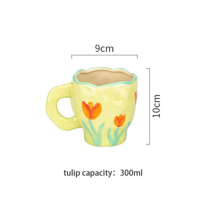 Hand Painted Mugs and Tableware Collection