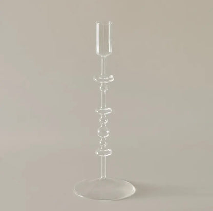 Skinny Glass Candle Holders