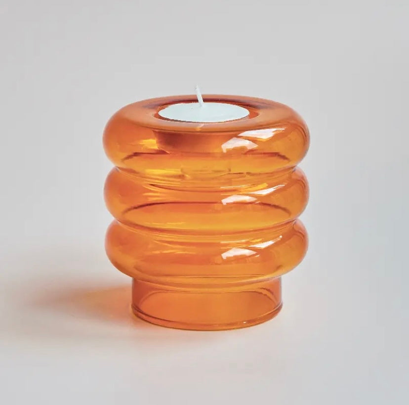 Multicolour Tea Light and Candle Holders