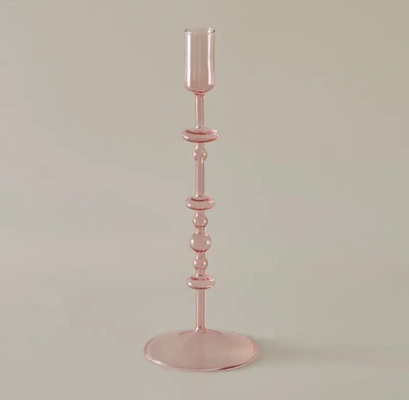 Skinny Glass Candle Holders