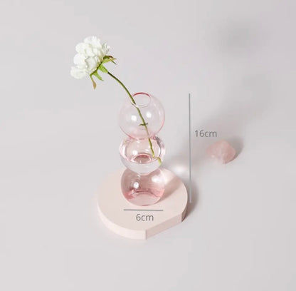 Pink Glass Vase Collection