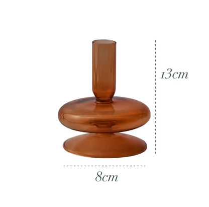 Brown Candle Holder and Vase Collection