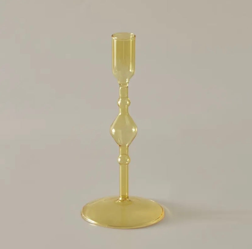 Skinny Glass Candle Holders