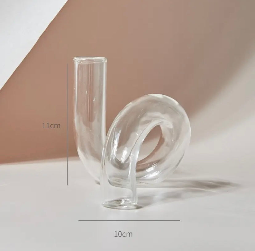 Clear Candle Holder Collection