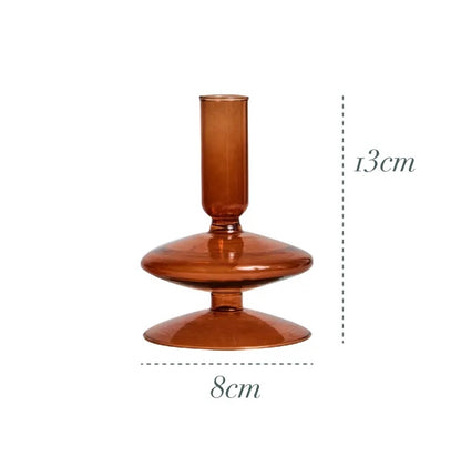 Brown Candle Holder and Vase Collection