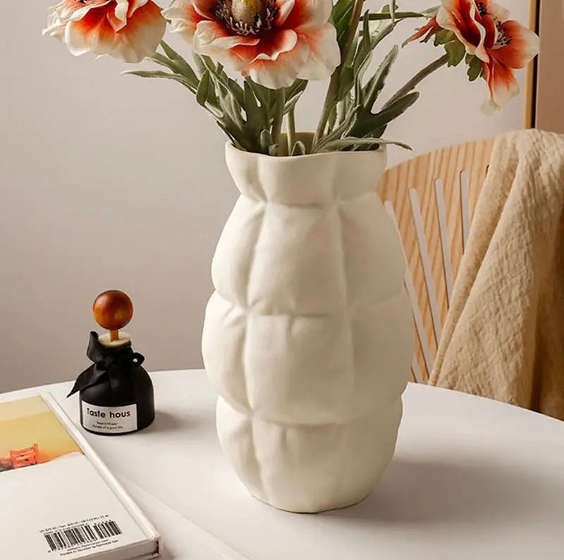 Quilted Textured Vase