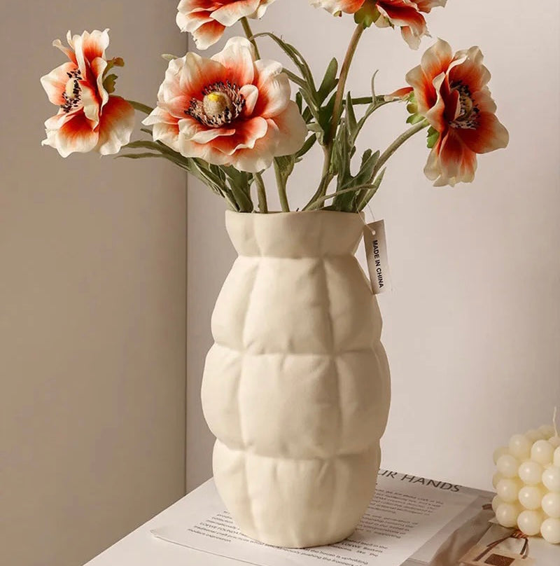 Quilted Textured Vase