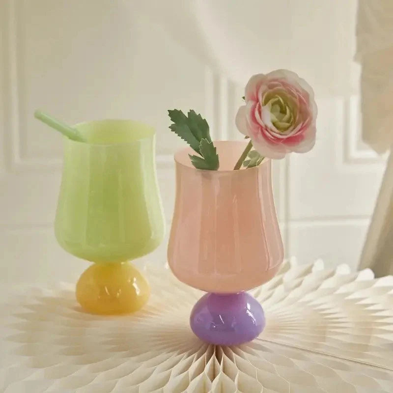 Retro Glass Water Tumblers.