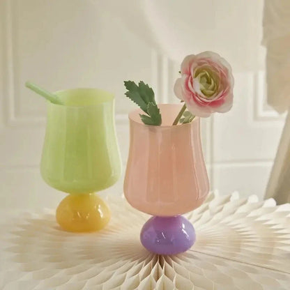 Retro Glass Water Tumblers.