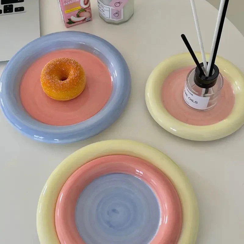 Chunky Pastel Plates