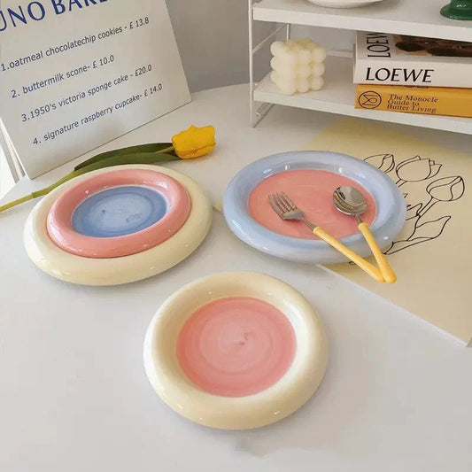 Chunky Pastel Plates