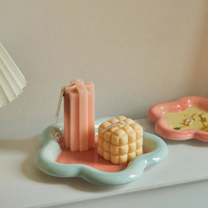 Chunky Pastel Plates