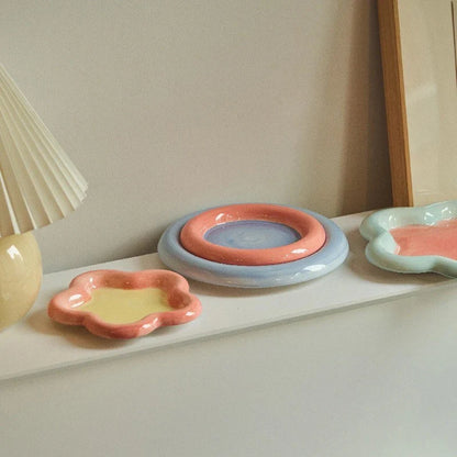 Chunky Pastel Plates