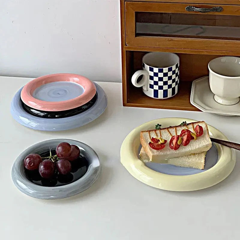 Chunky Pastel Plates