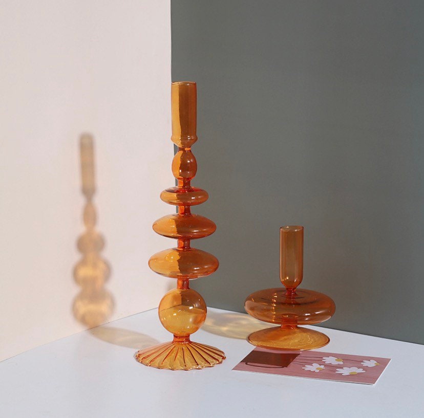 Orange Candle Holder Collection