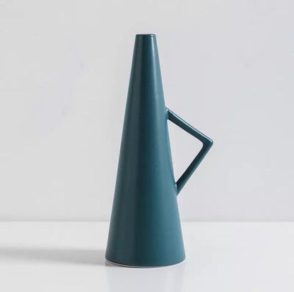 Mid-Century Geometric Vases