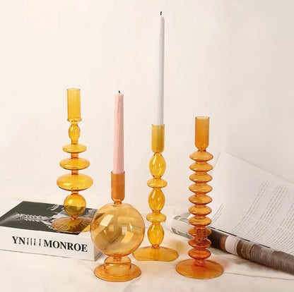 Orange Candle Holder Collection