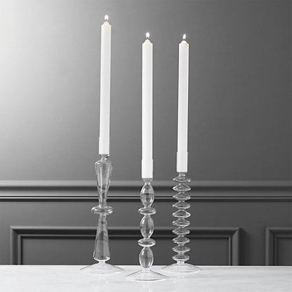 Clear Candle Holder Collection