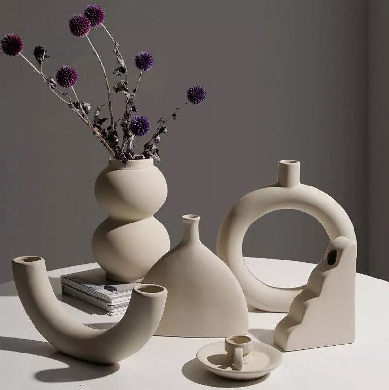 Polly Ceramic Vase Collection