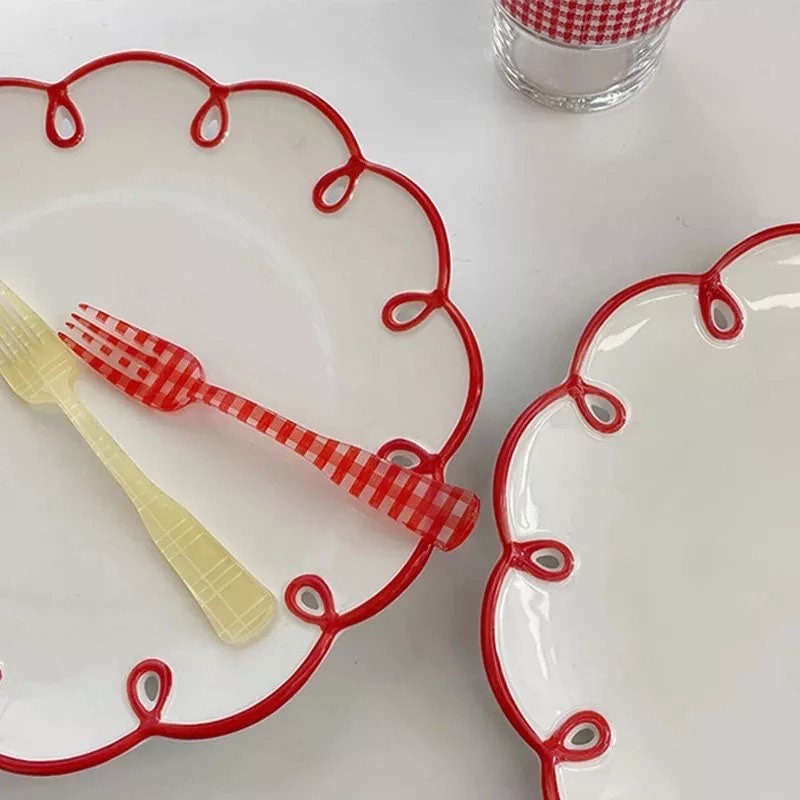 Scallop Edge Plates and Bowls