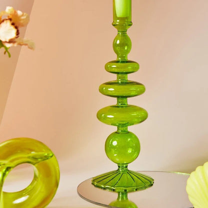 Lime Green Candle Holder Collection