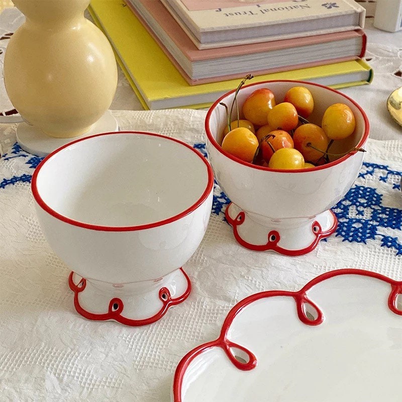 Scallop Edge Plates and Bowls