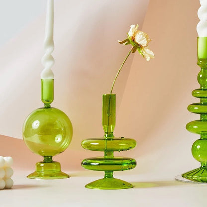 Lime Green Candle Holder Collection