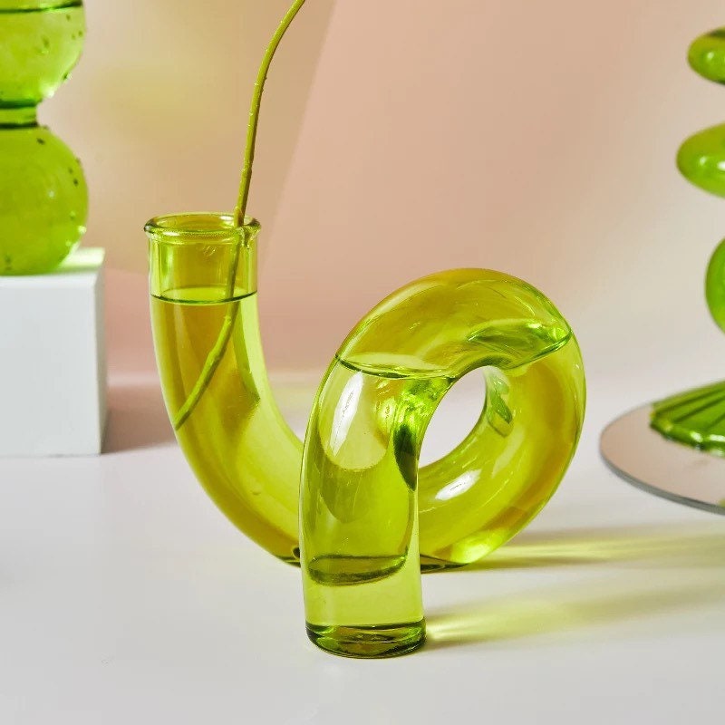 Lime Green Candle Holder Collection