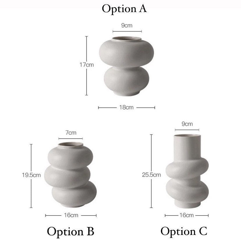 Scandi Ceramic Vases
