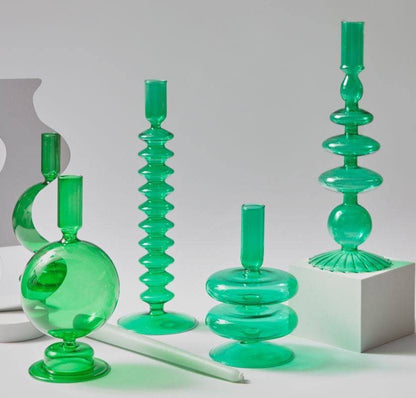 Green Candle Holder Collection