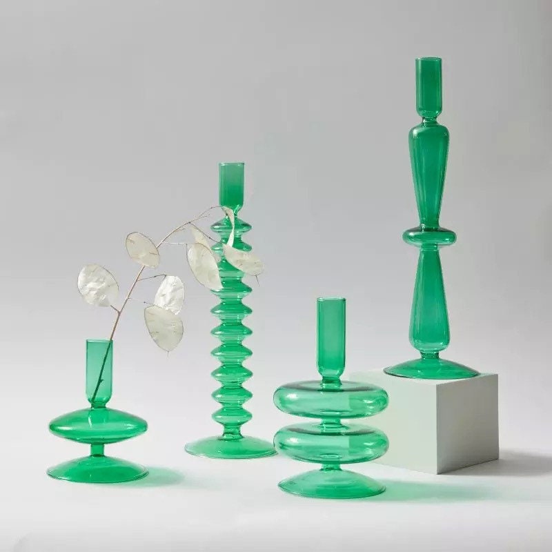 Green Candle Holder Collection