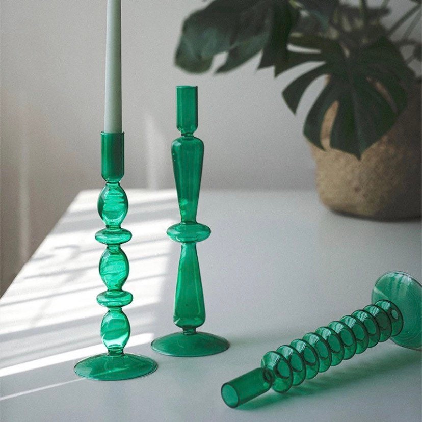 Green Candle Holder Collection