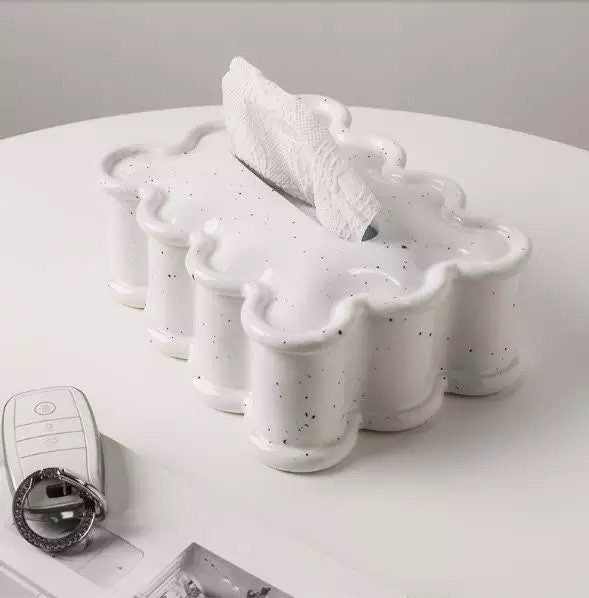 Wavy Edge Tissue Box