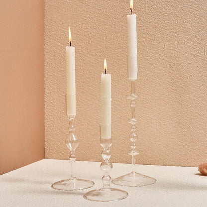 Skinny Glass Candle Holders