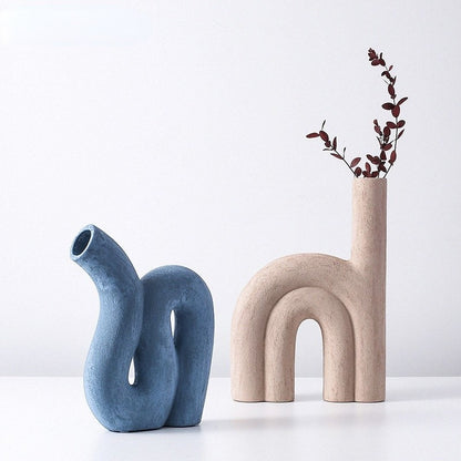 Abstract Tube Vases