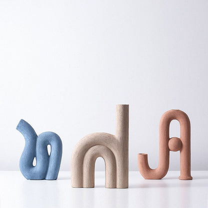 Abstract Tube Vases