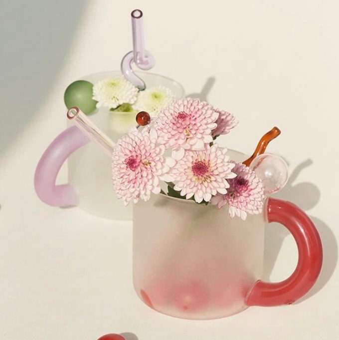 Frosted Candy Mugs