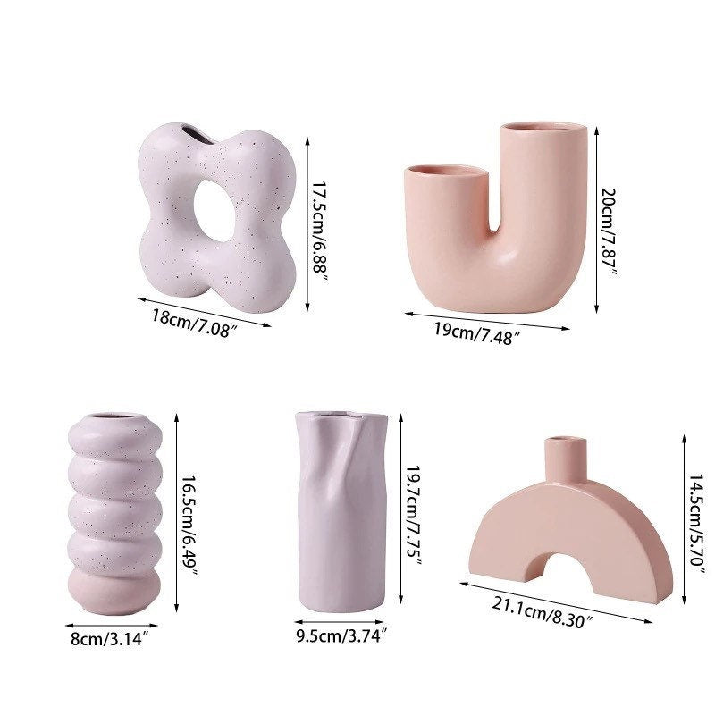 Pastel Vases