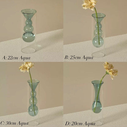 Funky Glass Bud Vases / Incense Holders