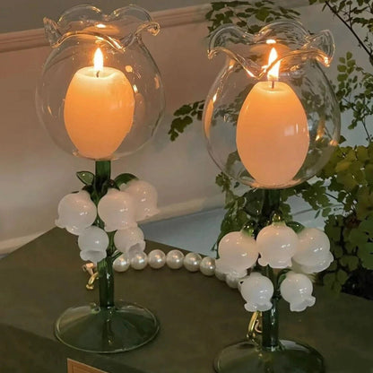 Lily of the Valley Wine Glasses